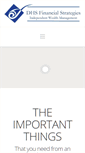 Mobile Screenshot of dhsfinancial.com